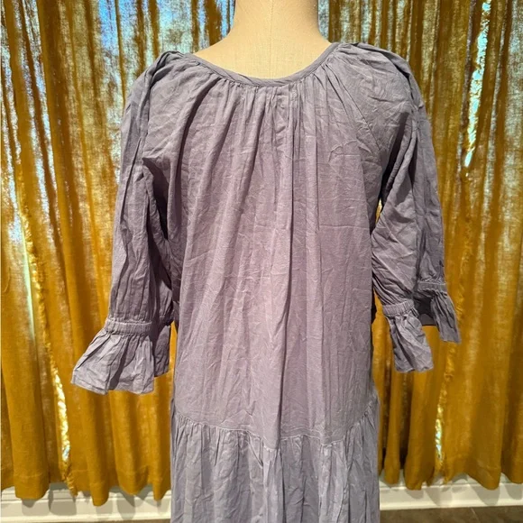 Daughters of India Gray Long Sleeve Dress - Picture 4 of 5